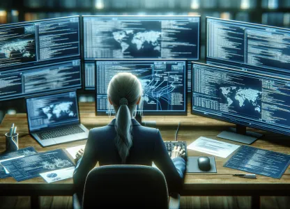 Bild som illustrerar Datasäkerhetsanalytiker