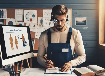 Bild som illustrerar Specialpedagog-synskadade