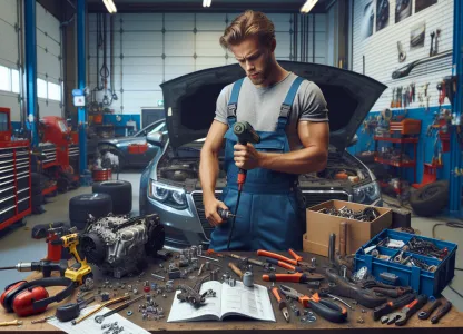 Bild som illustrerar Maskintekniker-reparation-o.-service-av-fordon