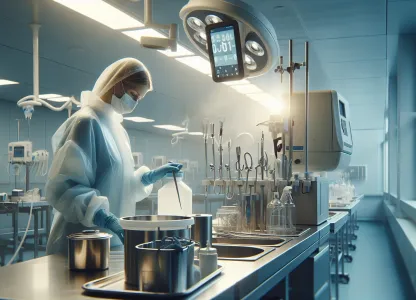 Bild som illustrerar Hygientekniker-desinfektion-sterilisering