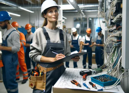 Image that illustrates Working as a Electrical Foreman