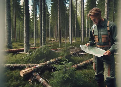 Bild som illustrerar Jägmästare-skogsförvaltare