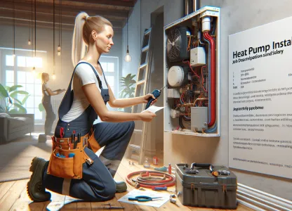 Image that illustrates Heat Pump Installer: Job Description and Salary