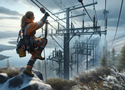 Bild som illustrerar Linjemontör-elkraft