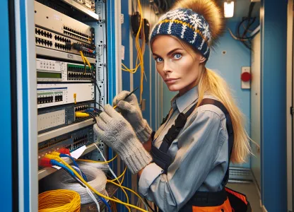 Bild som illustrerar Kommunikationselektriker