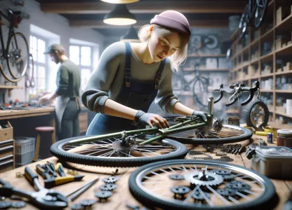 Bild som illustrerar Cykelreparatör