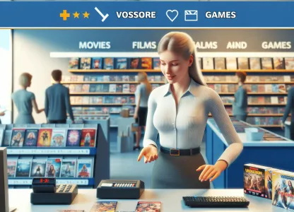 Image that illustrates Salary and Work for Sales Assistant in a Video Store