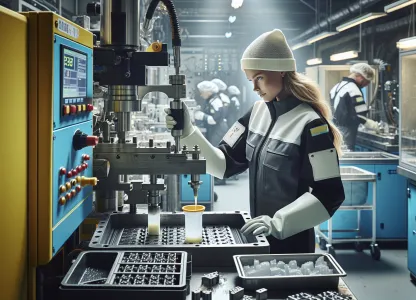 Bild som illustrerar Formsprutare-gummi