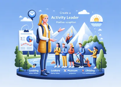 Image that illustrates Salary and Work for Activity Leader, Guide