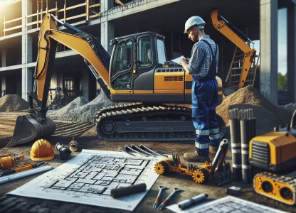 Bild som illustrerar Anläggare-maskinförare