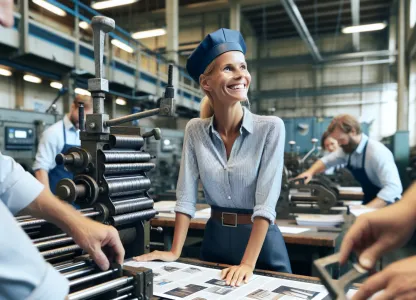 Bild som illustrerar Arbetsledare-bokbinderi