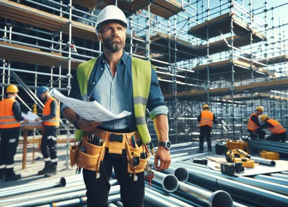 Bild som illustrerar Arbetsledare-ställningsbygge