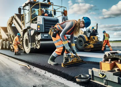 Bild som illustrerar Asfaltläggare