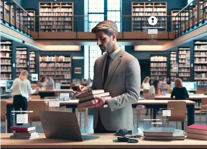 Bild som illustrerar Biblioteksbiträde