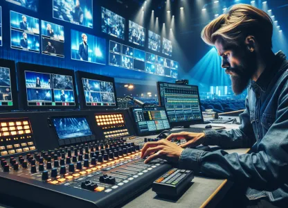 Image that illustrates Explore the Profession of Video Mixer Technician