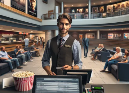 Bild som illustrerar Biografkassör