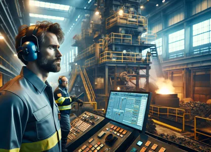 Bild som illustrerar Blåsare-stålverk