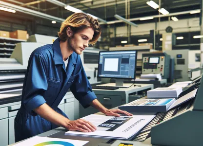 Bild som illustrerar Blysättare-tryckeri