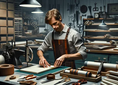 Bild som illustrerar Bokbinderitekniker