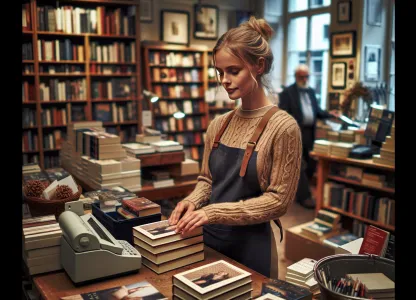 Bild som illustrerar Bokhandelsbiträde