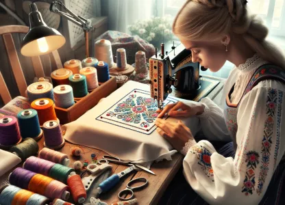 Bild som illustrerar Brodös-hantverk