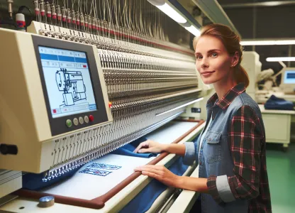 Image that illustrates Salary and Working Conditions for Machine Embroiderers