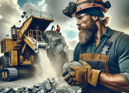 Image that illustrates Quarry Worker: A Changing Profession