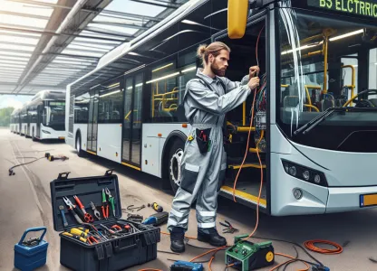 Image that illustrates Introduction to the profession of Bus Electrician