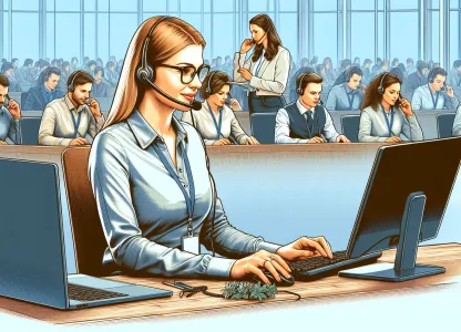 Bild som illustrerar Callcenterpersonal-intervju