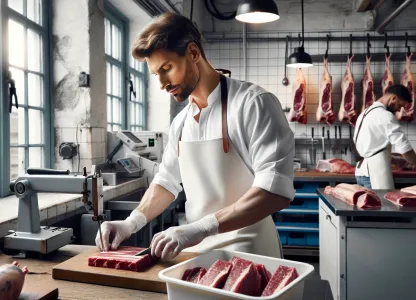 Bild som illustrerar Charkuteriarbetare-slakteri