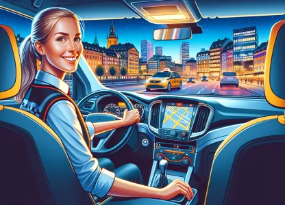 Image that illustrates Working as a Taxi Driver