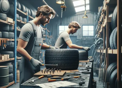 Bild som illustrerar Däckserviceman