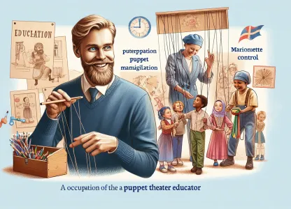 Image that illustrates Salary and Work as a Puppetry Educator