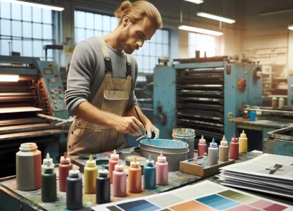 Bild som illustrerar Färgblandare-tryckeri