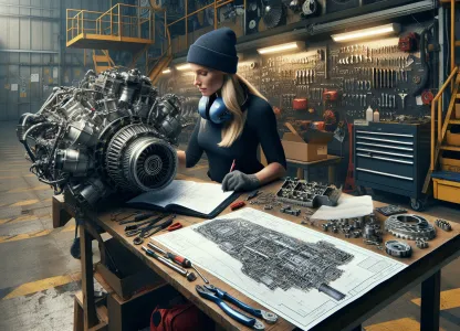 Bild som illustrerar Flygmotormekaniker