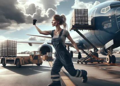 Bild som illustrerar Flygplanslastare