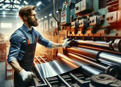 Image that illustrates Metal Foil Roller: Salary and Job Description