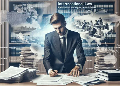 Image that illustrates What does it mean to work as an International Law Lawyer?