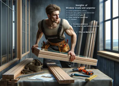 Image that illustrates Insight into the Profession of Window Installer, Carpenter