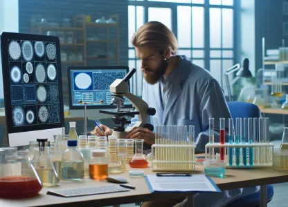 Bild som illustrerar Forskare-bakteriologi