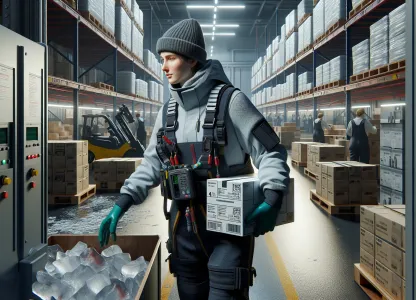 Image that illustrates Cold Storage Worker: A Profession with Diverse Tasks and Salaries