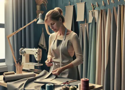 Bild som illustrerar Gardinsömmerska-atelje