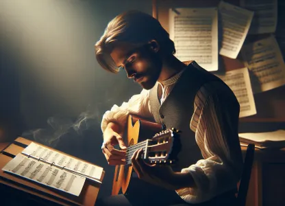 Image that illustrates Classical Music Guitarist: A Career Filled with Tones and Passion