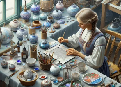 Image that illustrates Salary for Glass and Porcelain Painter