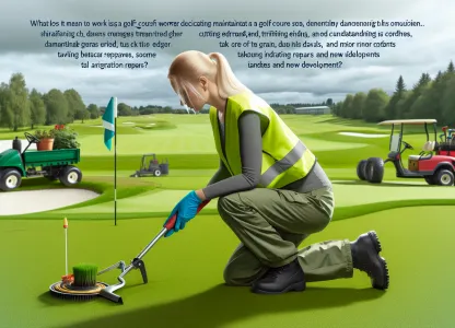 Bild som illustrerar Golfbanearbetare