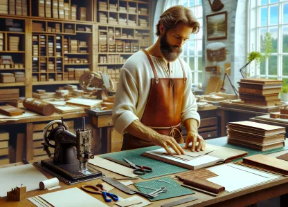 Bild som illustrerar Handbokbindare