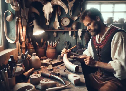 Image that illustrates Working as a Horn Craftsman