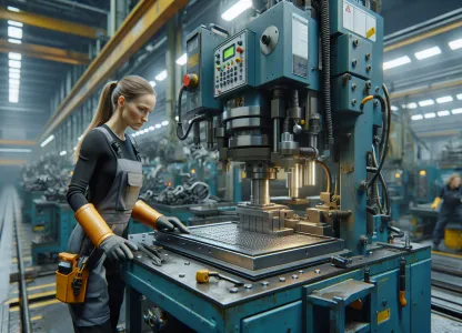 Image that illustrates What does it mean to work as a Hydraulic Press Operator?