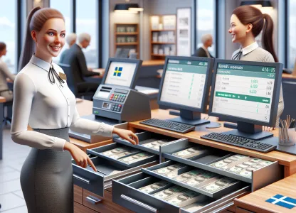 Bild som illustrerar Kassör-bank