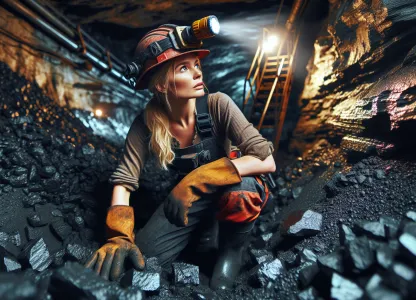 Bild som illustrerar Kolgruvearbetare